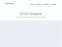 Tablet Screenshot of filipeperes.com